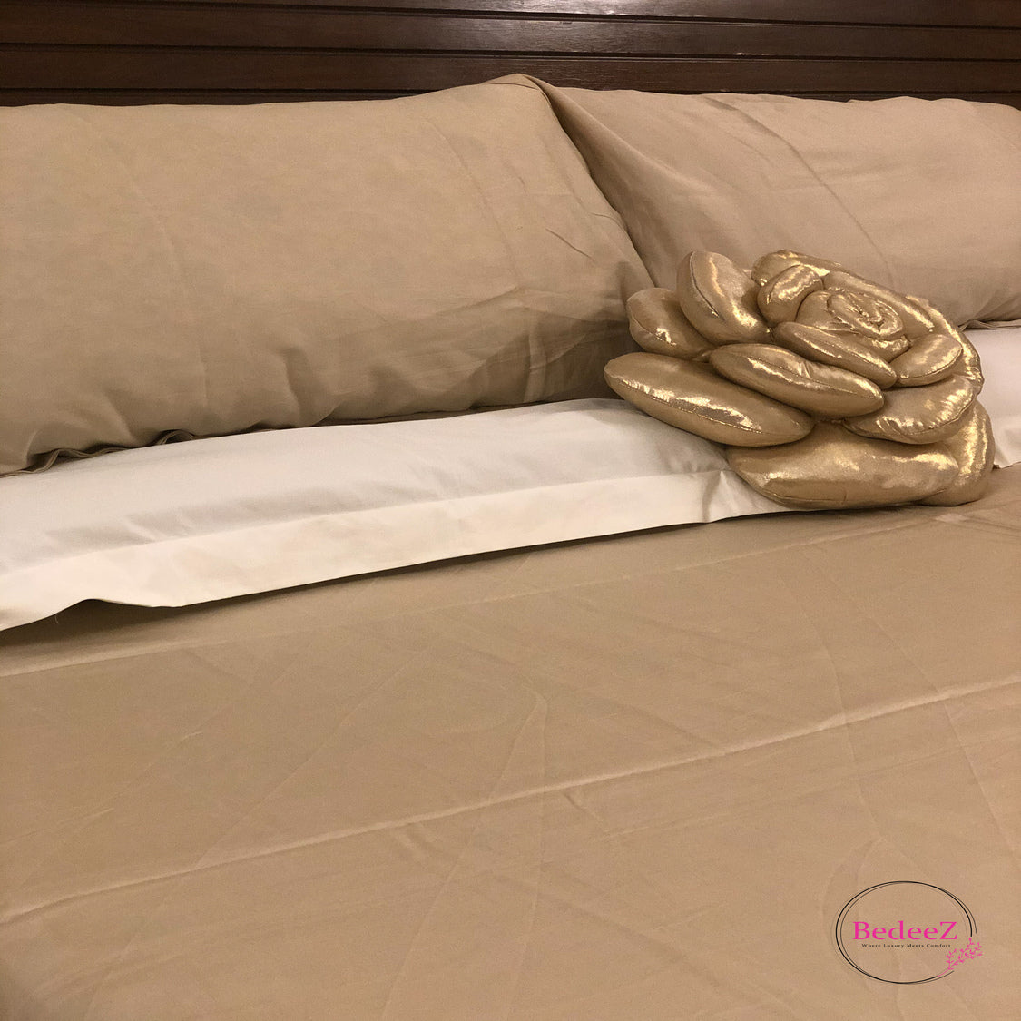 Beige Elegance Bedsheet Set2.0