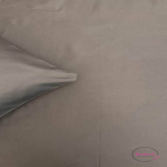 Earthy Taupe Double-Bed Bedsheet1.0