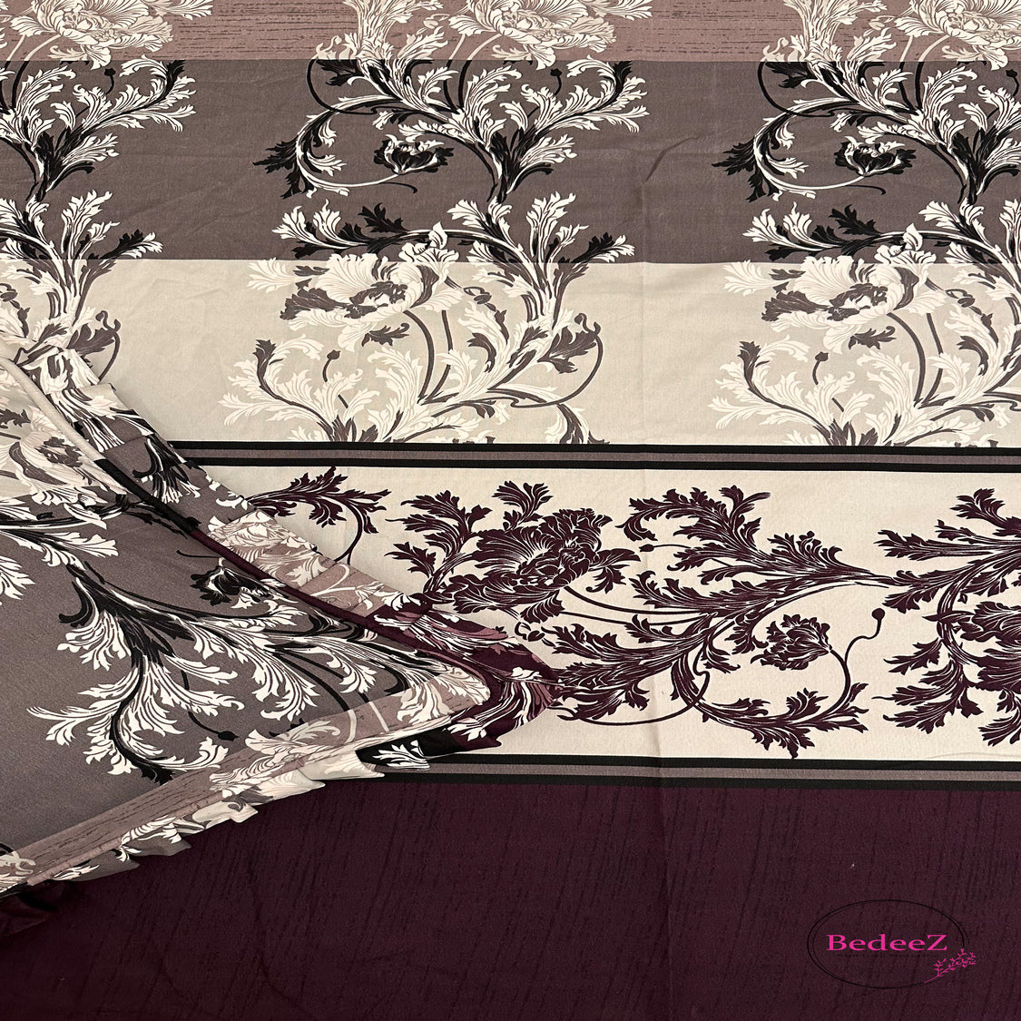 Elegant Frills Floral Bedsheet1.0