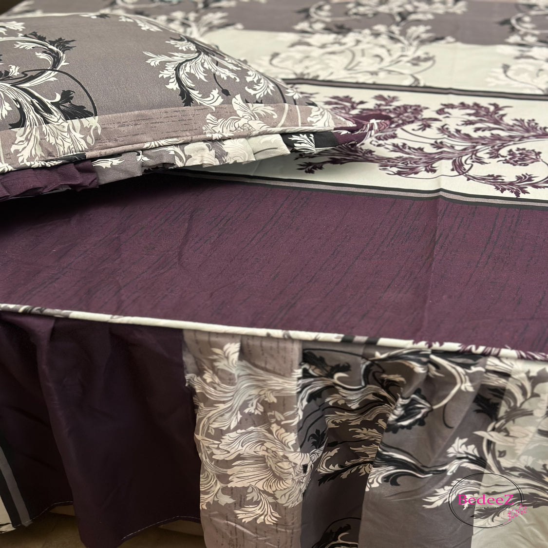 Elegant Frills Floral Bedsheet2.0