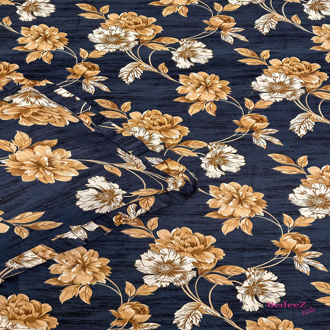 Golden Bloom Frill Bedsheet1.0