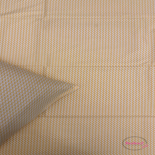 Golden Zigzag Single-Bed Bedsheet1.0