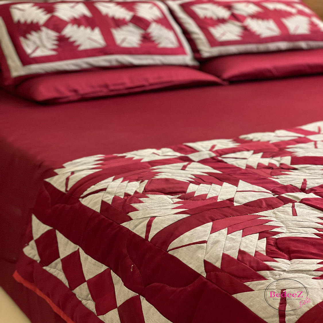 Handmade Quilted Bedsheet Set3.0