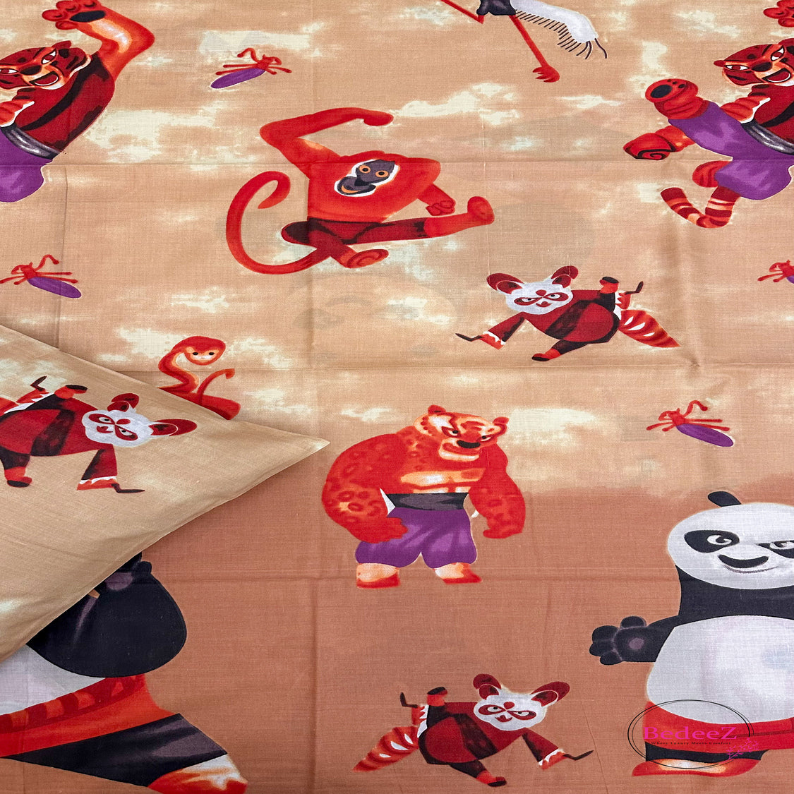 Kung Fu Fun Single-Bed Bedsheet1.0