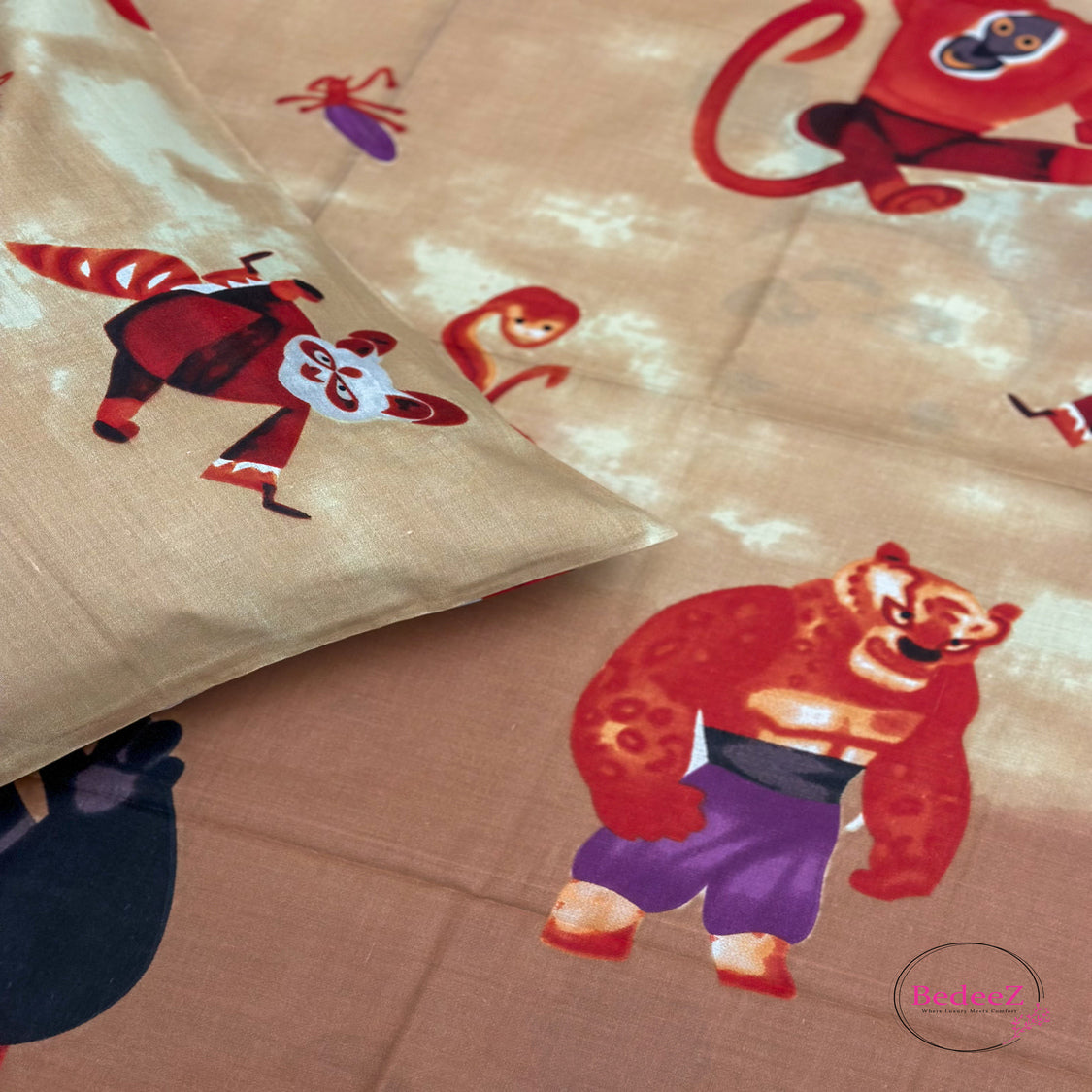 Kung Fu Fun Single-Bed Bedsheet2.0