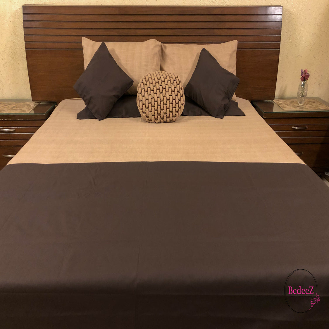 Mocha Harmony Bedding Set1.0