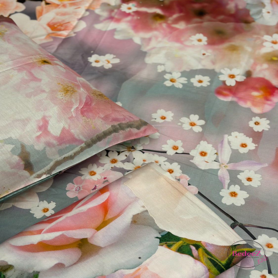 Pastel Bloom Single-Bed Bedsheet2.0