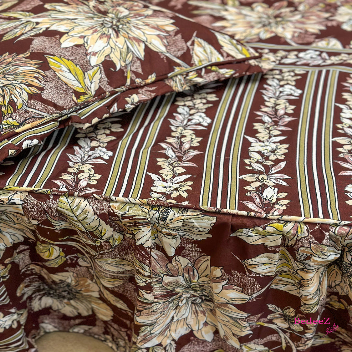 Rustic Floral Charm Frill Bedsheet2.0