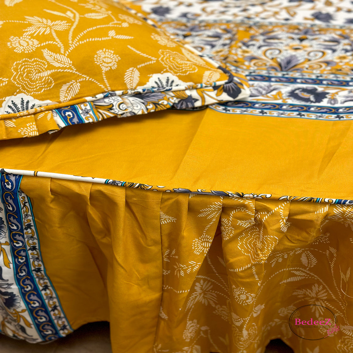 Sunset Bloom Frill Bedsheet2.0